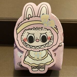 🎒 Pop Mart Labubu The Monsters Mini Faux Leather Backpack Miniature Bag Charm